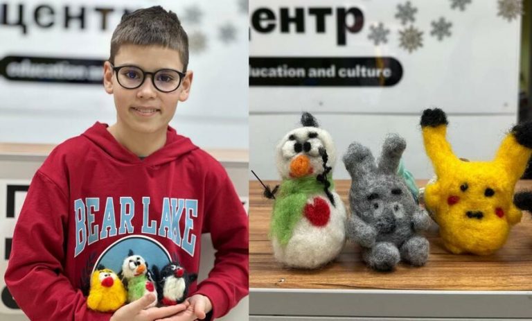 Молодий майстер або 14-річний франківець вчить мистецтву валяння в Гончаренко Центрі