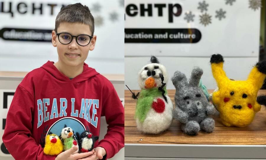 Молодий майстер або 14-річний франківець вчить мистецтву валяння в Гончаренко Центрі